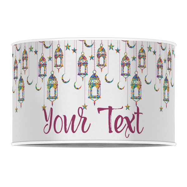 Moroccan Lanterns 12" Drum Lampshade - FRONT (Poly Film)