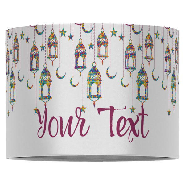 Moroccan Lanterns 16" Drum Lampshade - FRONT (Fabric)