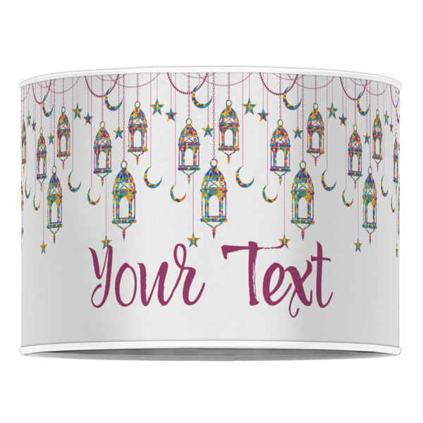 Moroccan Lanterns 16" Drum Lampshade - FRONT (Poly Film)