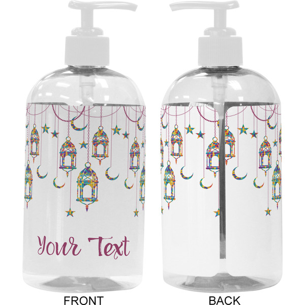 Moroccan Lanterns 16 oz Plastic Liquid Dispenser- Approval- White