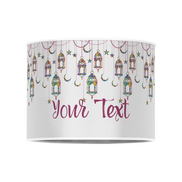 Moroccan Lanterns 8" Drum Lampshade - FRONT (Poly Film)