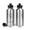 Moroccan Lanterns Aluminum Water Bottle - Front and Back