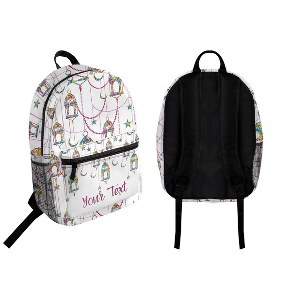 Moroccan Lanterns Backpack front and back - Apvl