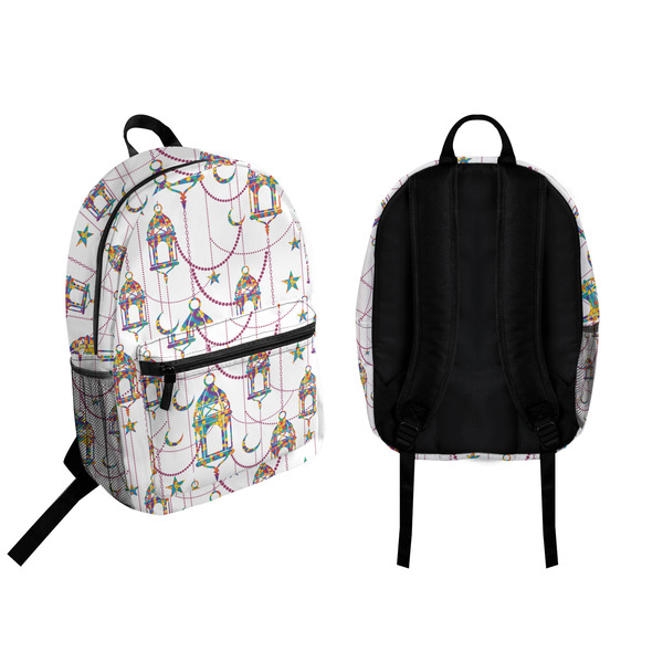 Moroccan Lanterns Backpack front and back - Apvl