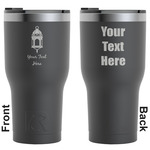 Hanging Lanterns RTIC Tumbler - Black - Engraved Front & Back