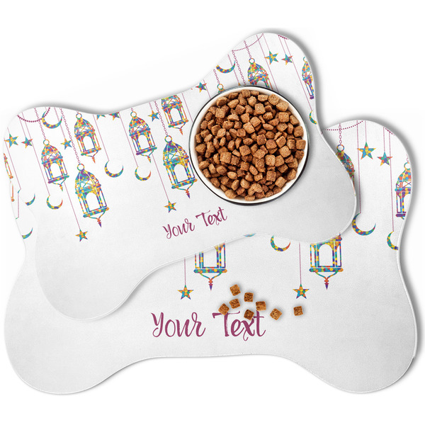 Moroccan Lanterns Bone Shaped Dog Mats - MAIN