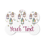 Hanging Lanterns Bone Shaped Dog ID Tag - Small