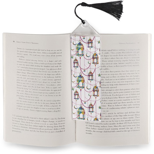 Arabian Lamps Bookmark with tassel - In book