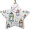 Hanging Lanterns Star Ceramic Ornament