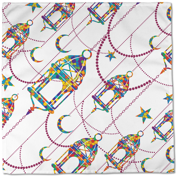 Moroccan Lanterns Cloth Napkins - Personalized Dinner (Full Open)