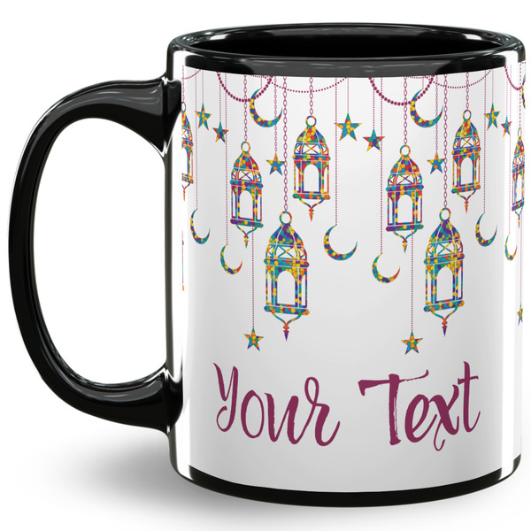 Custom Hanging Lanterns 11 Oz Coffee Mug - Black