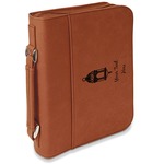 Hanging Lanterns Leatherette Bible Cover with Handle & Zipper - Small - Double Sided