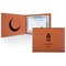 Hanging Lanterns Leatherette Certificate Holder - Front and Inside