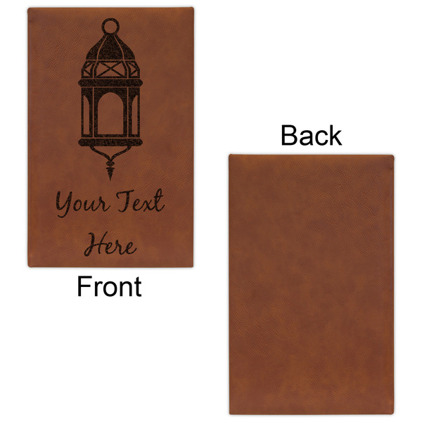 Moroccan Lanterns Cognac Leatherette Journal - Single Sided - Apvl