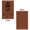 Moroccan Lanterns Cognac Leatherette Journal - Single Sided - Apvl
