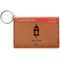 Moroccan Lanterns Cognac Leatherette Keychain ID Holders - Front Credit Card