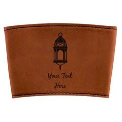 Hanging Lanterns Leatherette Cup Sleeve