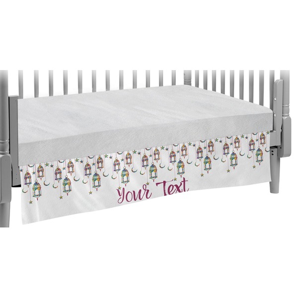 Custom Hanging Lanterns Crib Skirt
