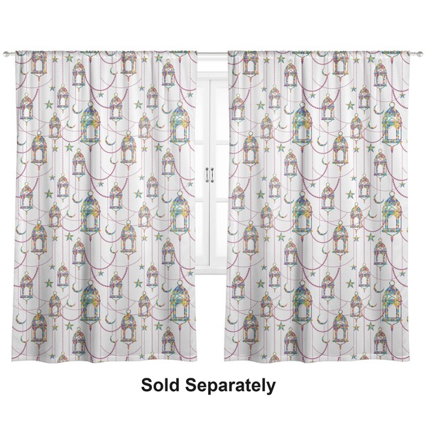 Custom Hanging Lanterns Curtain Panel - Custom Size