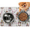 Moroccan Lanterns Dog Food Mat - Small LIFESTYLE