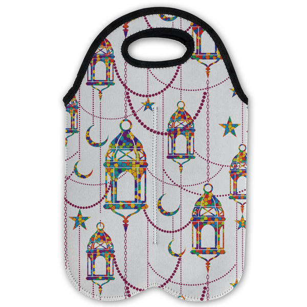 Moroccan Lanterns Double Wine Tote - Flat (new)