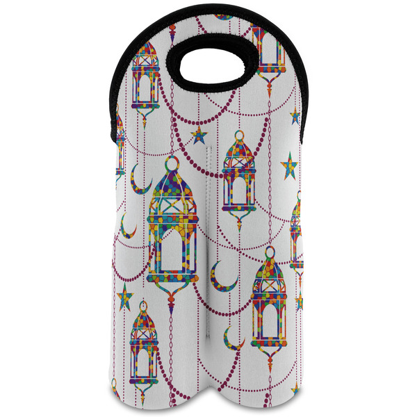Custom Hanging Lanterns Wine Tote Bag (2 Bottles)