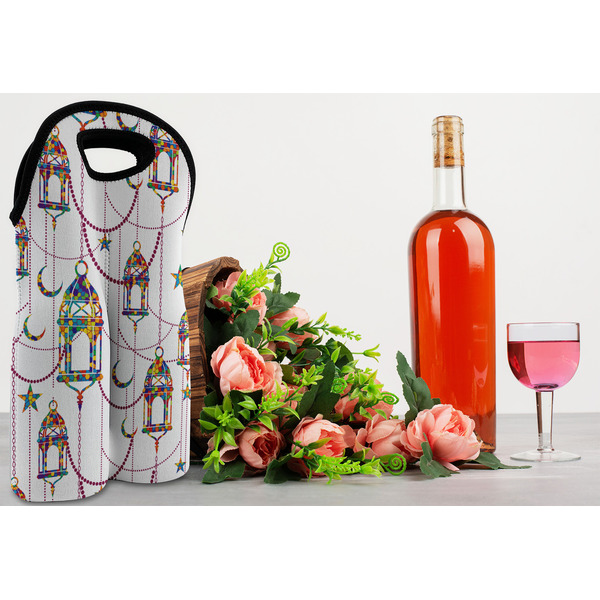 Moroccan Lanterns Double Wine Tote - LIFESTYLE (new)