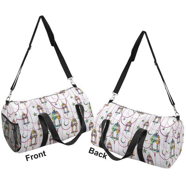 Moroccan Lanterns Duffle bag large front and back sides