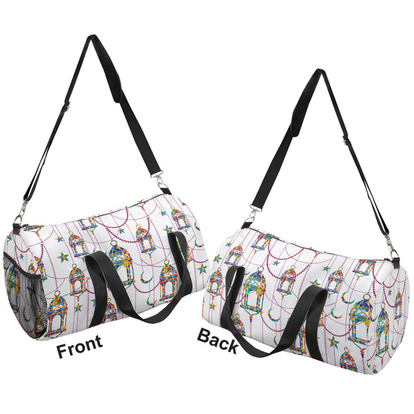 Moroccan Lanterns Duffle bag small front and back sides