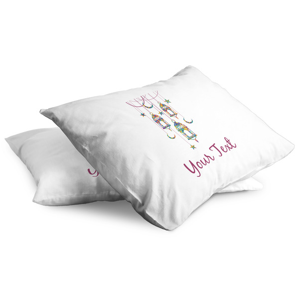 Moroccan Lanterns Full Pillow Case - TWO (partial print)