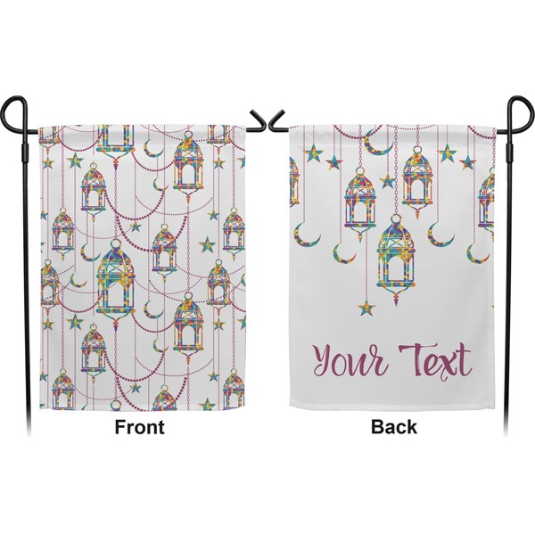 Moroccan Lanterns Garden Flag - Double Sided Front and Back