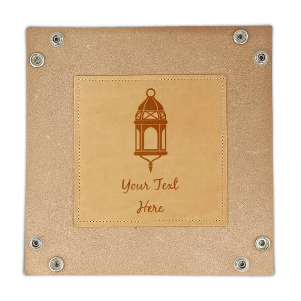 Moroccan Lanterns Genuine Leather Valet Trays - FRONT