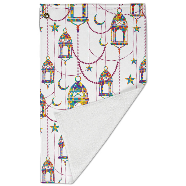 Moroccan Lanterns Golf Towel - Folded (Large)