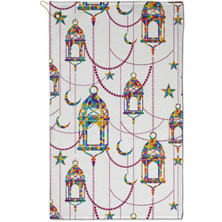 Hanging Lanterns Golf Towel - Poly-Cotton Blend - Small
