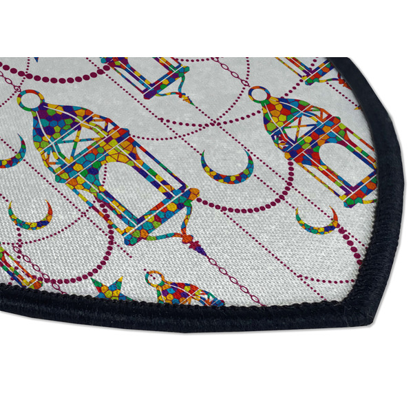 Moroccan Lanterns Iron on Shield 3 Detail