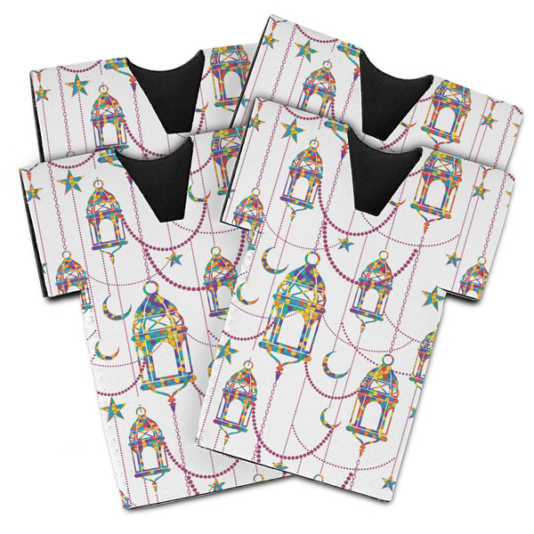 Custom Hanging Lanterns Jersey Bottle Cooler - Set of 4