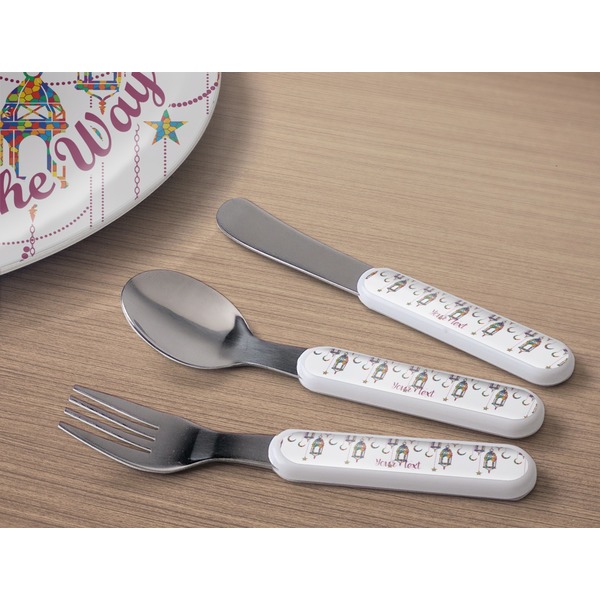 Hanging Lanterns Kids Flatware w/ Plate