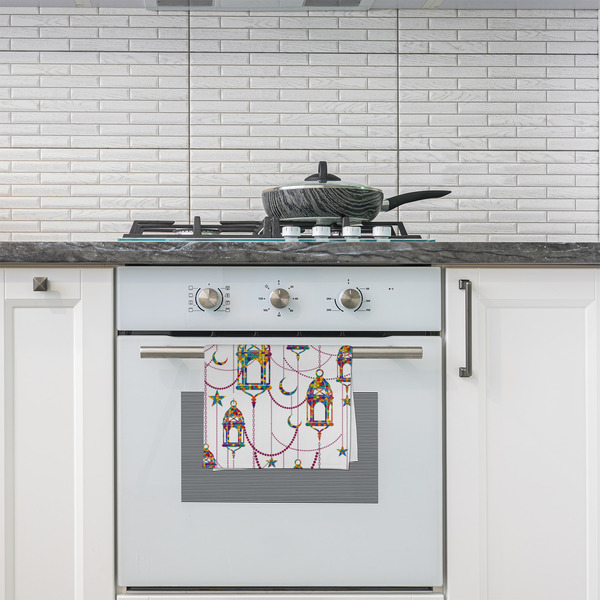 Hanging Lanterns Kitchen Towel - Poly Cotton - Lifestyle