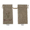 Moroccan Lanterns Large Burlap Gift Bags - Front Approval