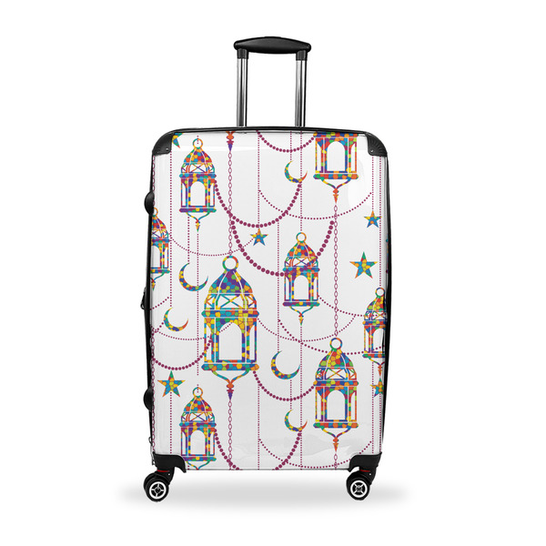Custom Hanging Lanterns Suitcase - 28" Large - Checked