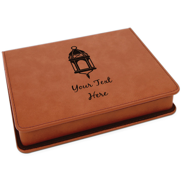 Custom Hanging Lanterns Leatherette 4-Piece Wine Tool Set