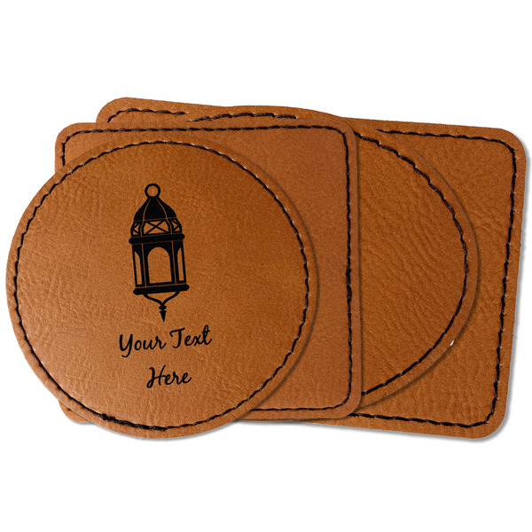 Custom Hanging Lanterns Faux Leather Iron On Patch