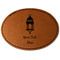 Moroccan Lanterns Leatherette Patches - Oval