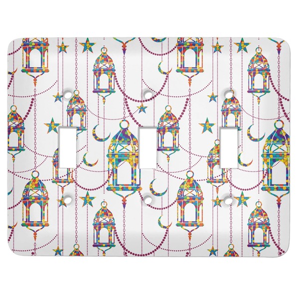 Custom Hanging Lanterns Light Switch Cover (3 Toggle Plate)