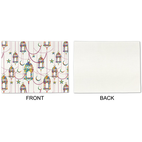 Moroccan Lanterns Linen Placemat - APPROVAL Single (single sided)