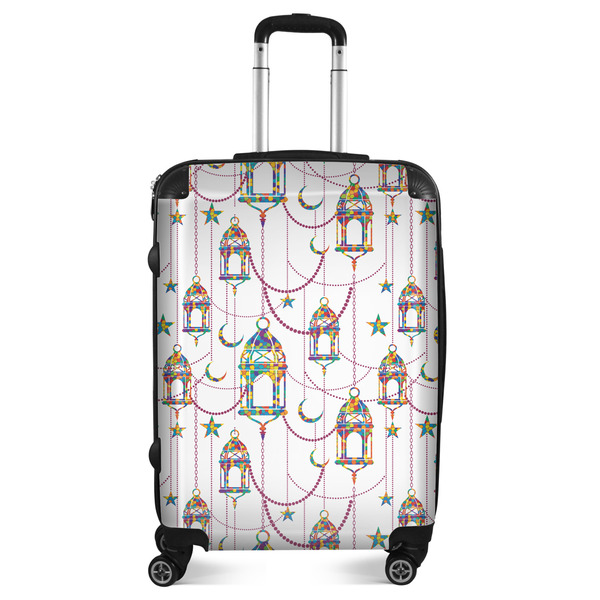 Custom Hanging Lanterns Suitcase - 24" Medium - Checked