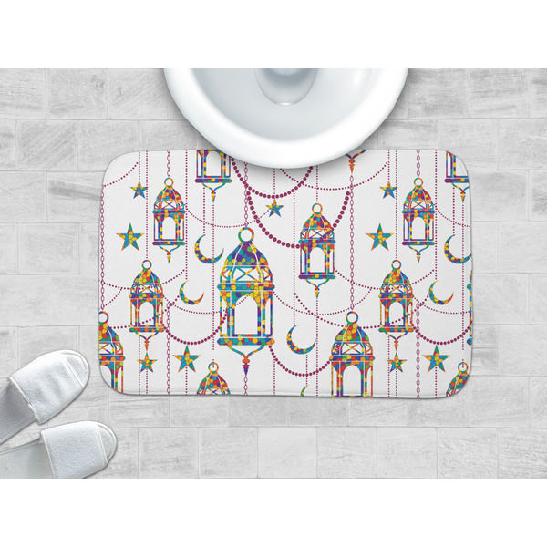 Moroccan Lanterns Memory Foam Bath Mat - LIFESTYLE 34x21