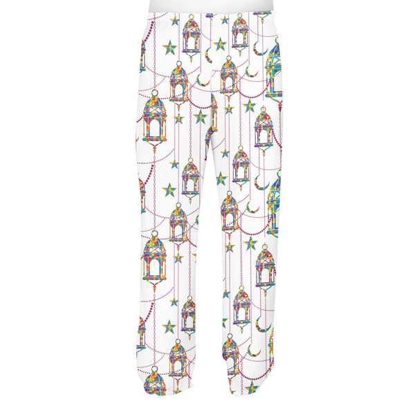 Moroccan Lanterns Men's Pjs Back - on model