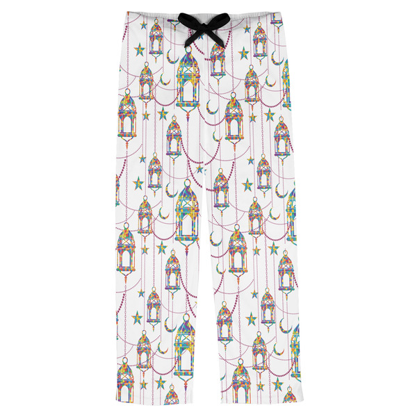 Custom Hanging Lanterns Mens Pajama Pants - L