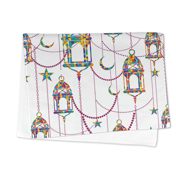 Moroccan Lanterns Microfiber Dish Towel - FOLDED HALF